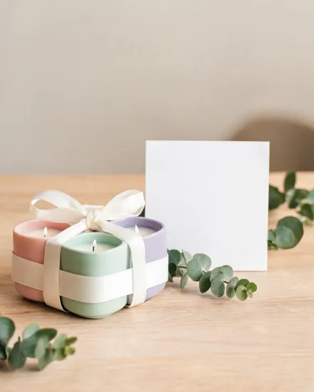 Thank you mini candle set